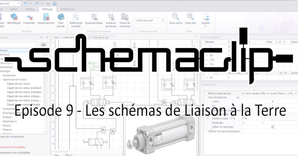 SchémaClip – Episode 9 : Les schémas de liaison à la terre avec Schémaplic Tableau