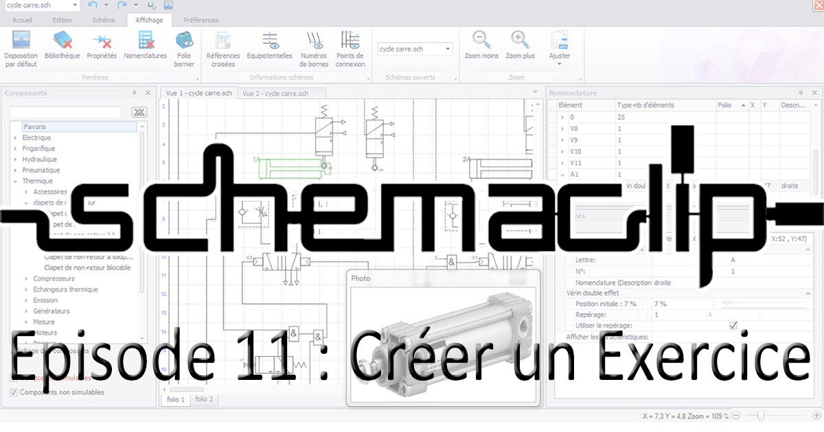 SchémaClip 11 : Créer un exercice